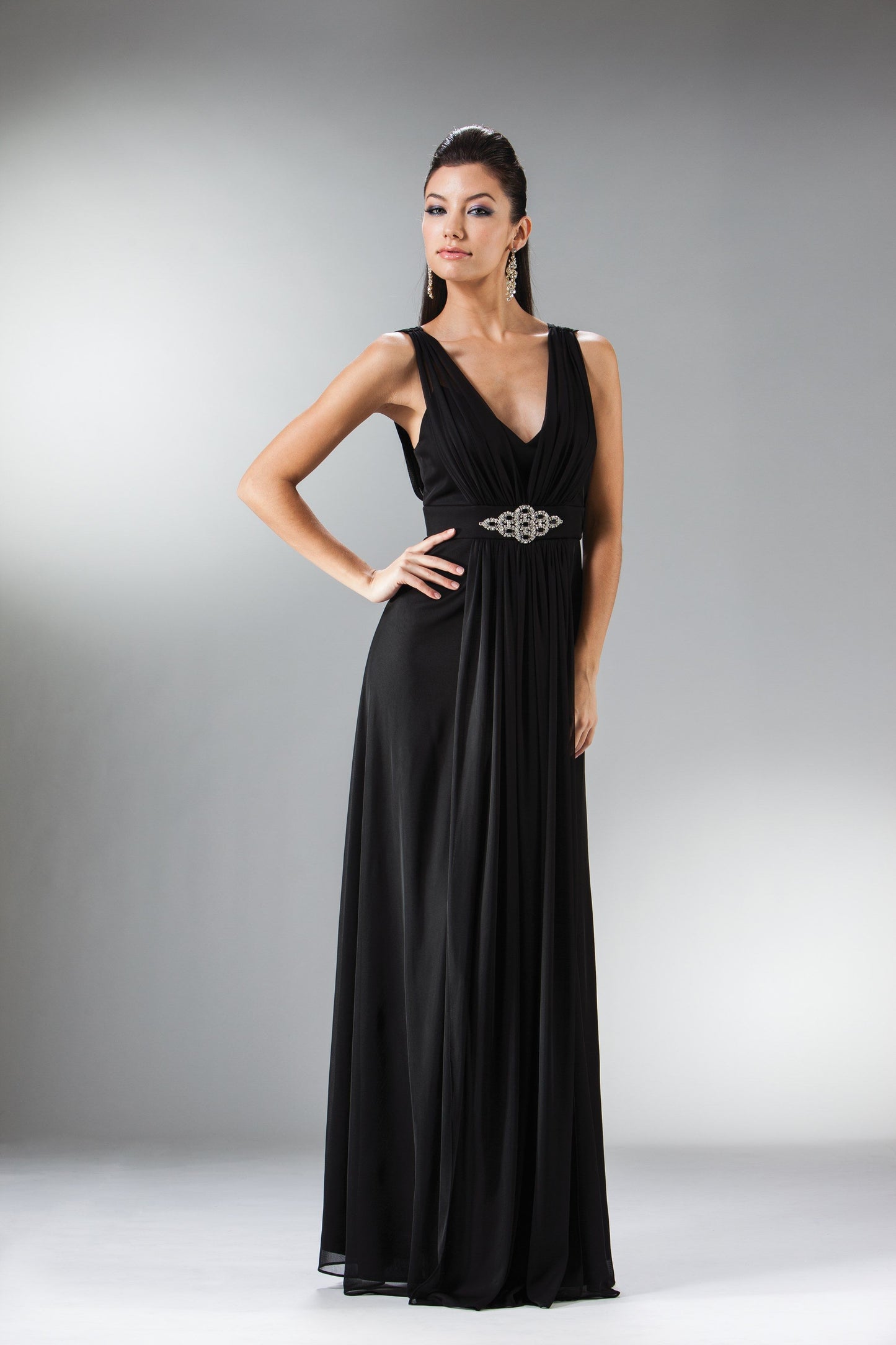 Chiffon Sheath Dress-0