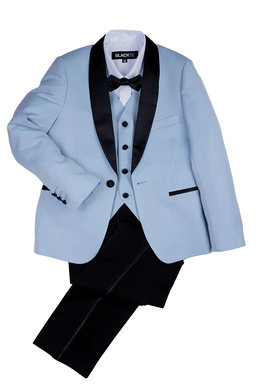 "London" Kids Tuxedo (5-Piece Set)-4