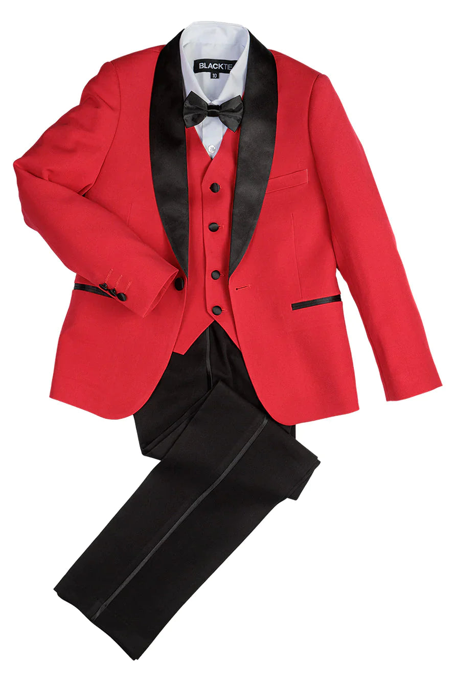 "London" Kids Tuxedo (5-Piece Set)-5