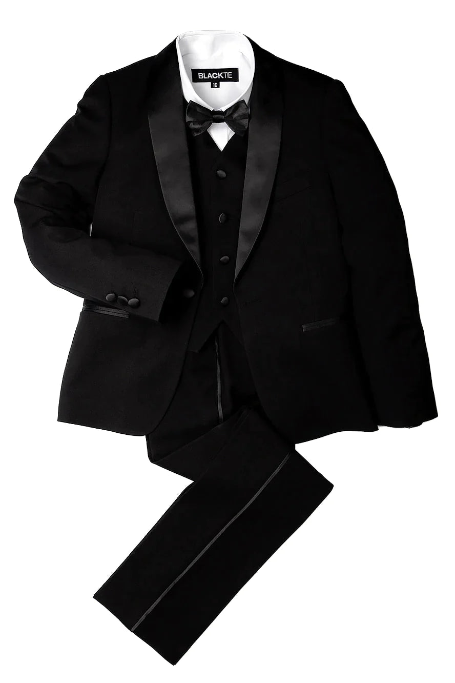 "London" Kids Tuxedo (5-Piece Set)-3