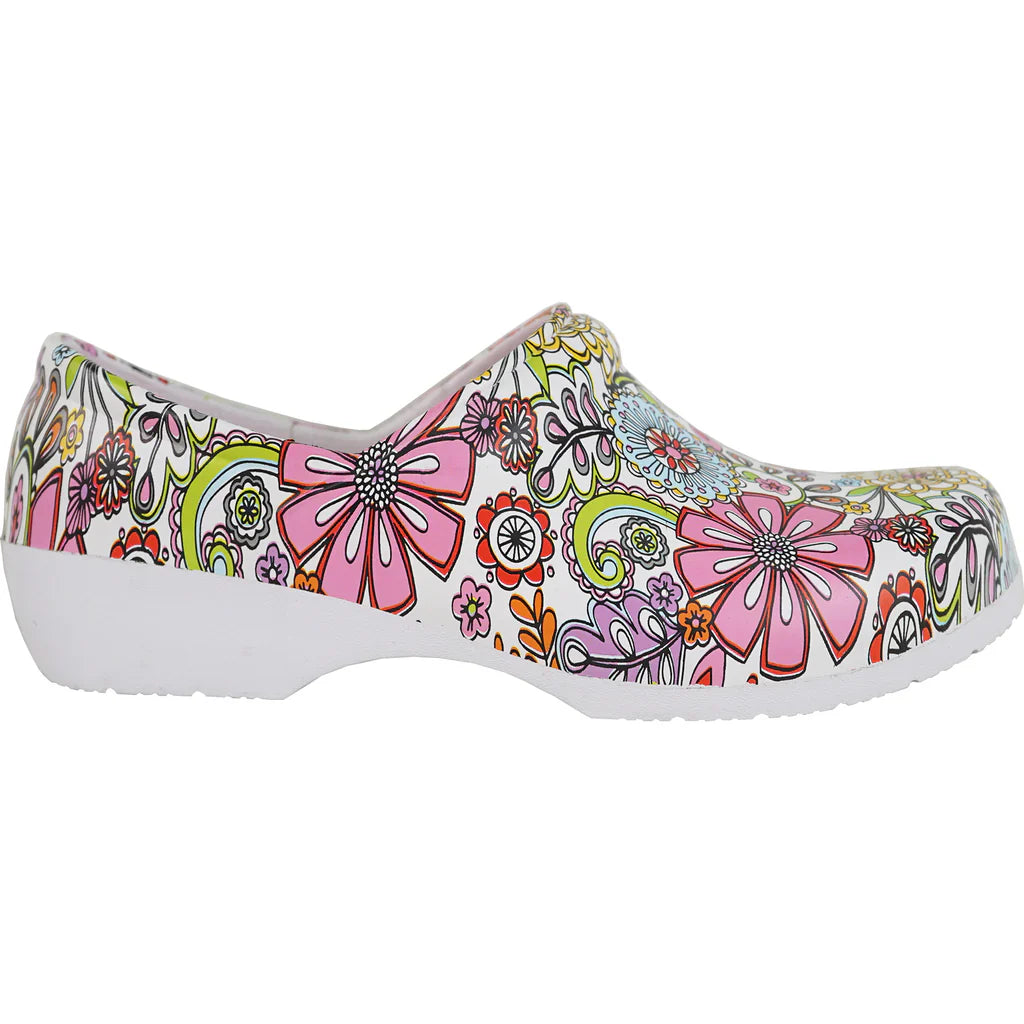 VANGELO Women Slip Resistant Clog NIKO Flower-1-2