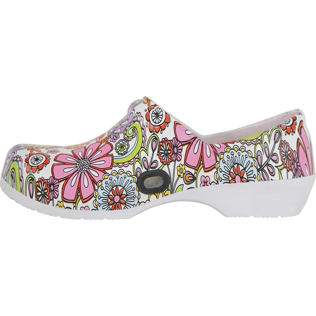 VANGELO Women Slip Resistant Clog NIKO Flower-1-3