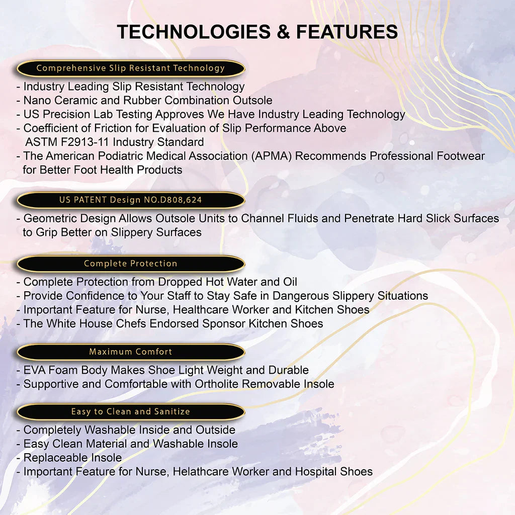 VANGELO Women Slip Resistant Clog NIKO Multi-Color-2-6