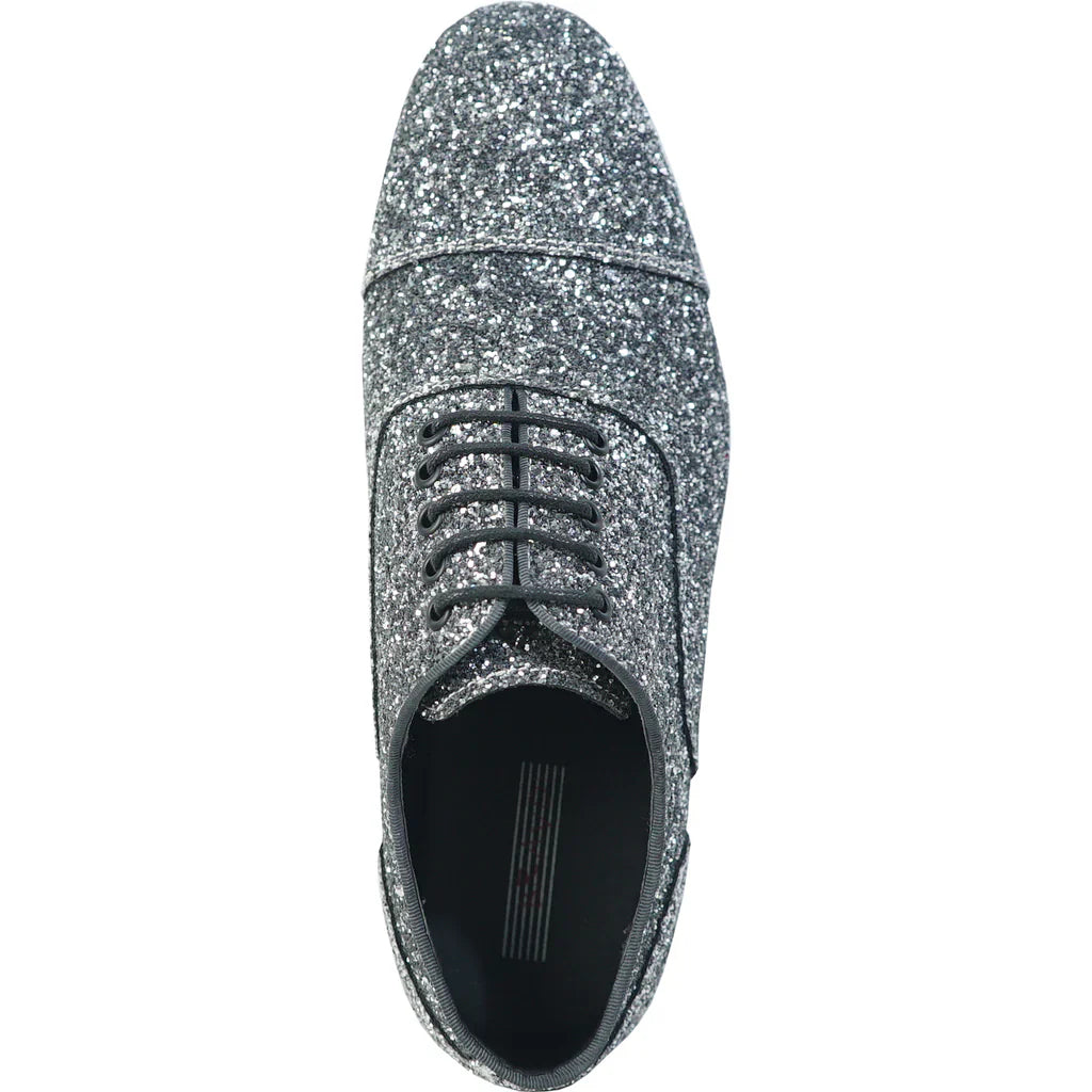 BRAVO Men Dress Shoe PROM-3 Loafer Shoe for Prom & Wedding Pewter-5