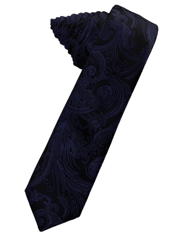 Tapestry Skinny Necktie Self Tie-38
