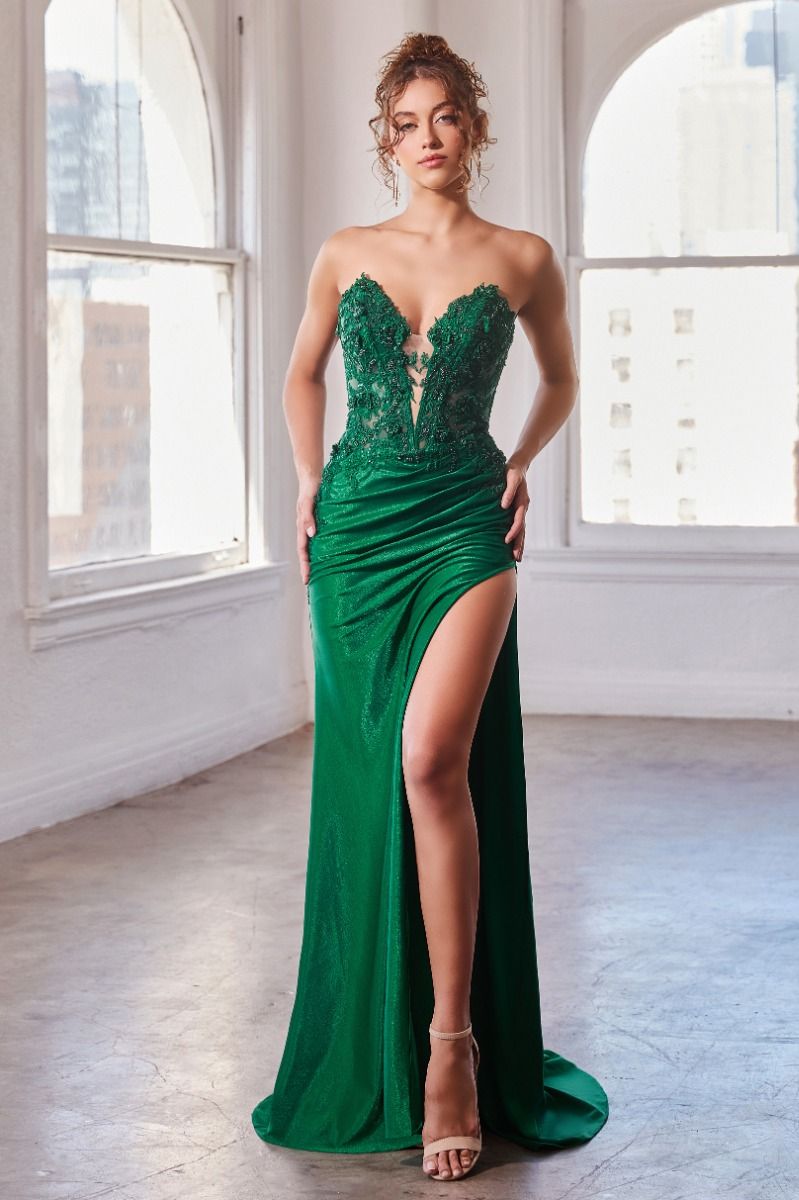 Strapless Fitted Lace-2