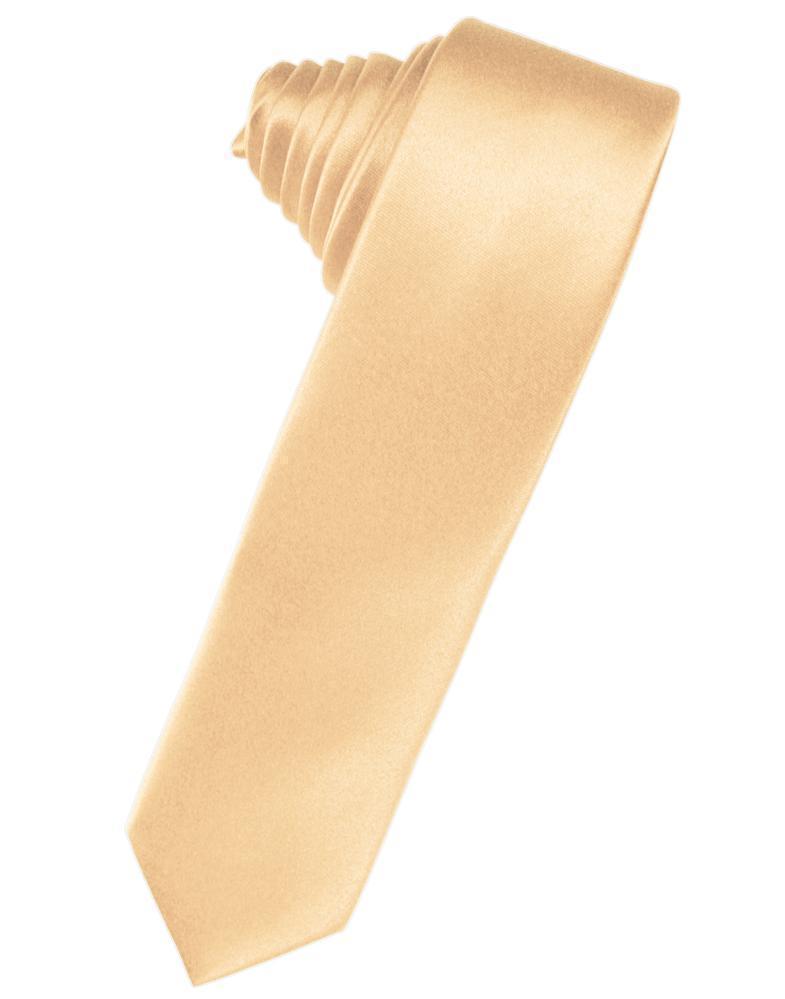 Luxury Satin Skinny Necktie Self Tie-3