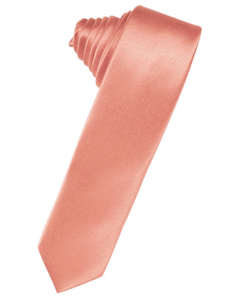 Luxury Satin Skinny Necktie Self Tie-17