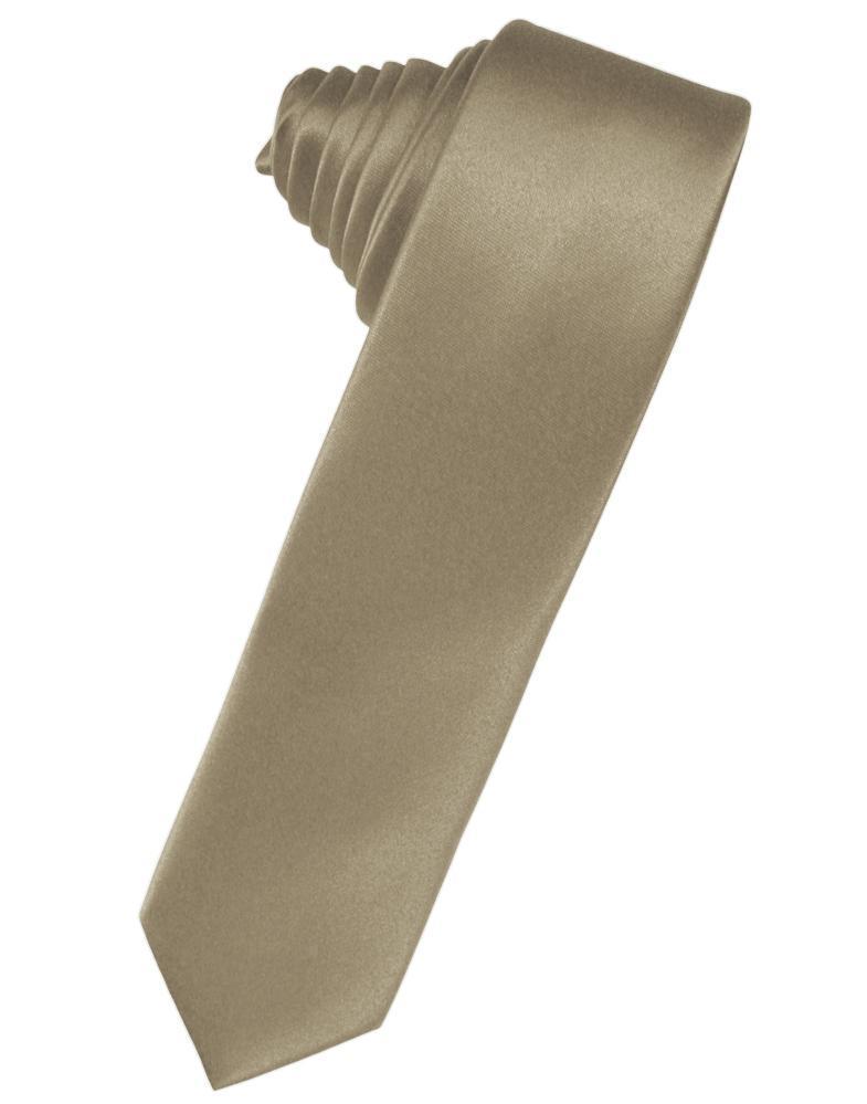 Luxury Satin Skinny Necktie Self Tie-33