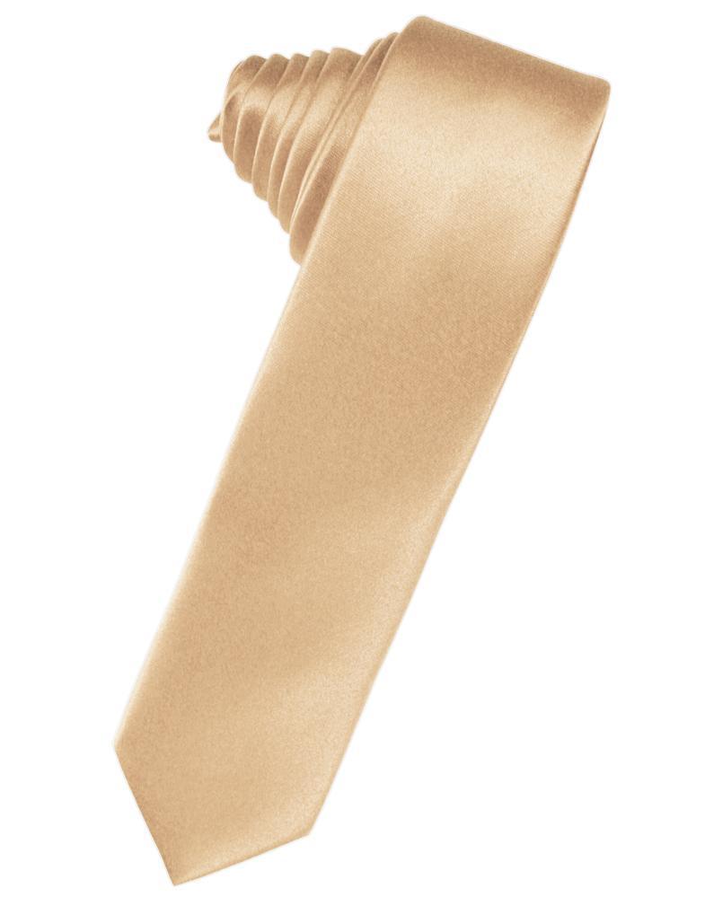 Luxury Satin Skinny Necktie Self Tie-45