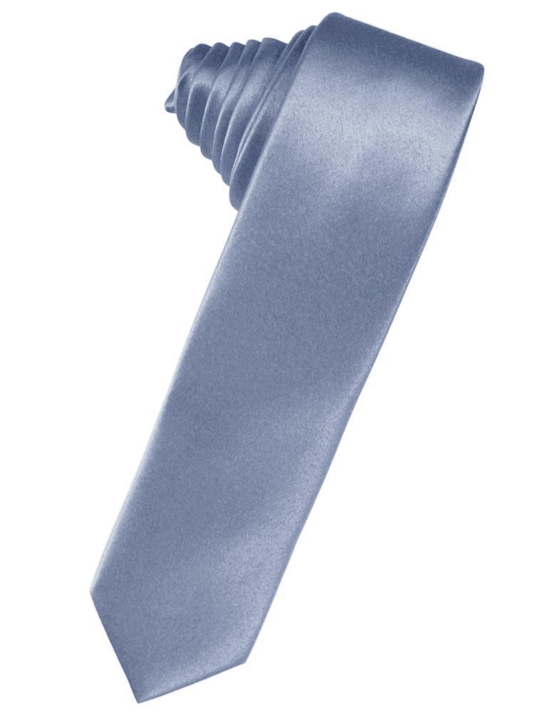 Luxury Satin Skinny Necktie Self Tie-47