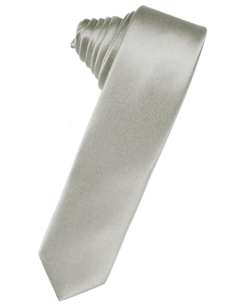 Luxury Satin Skinny Necktie Self Tie-51