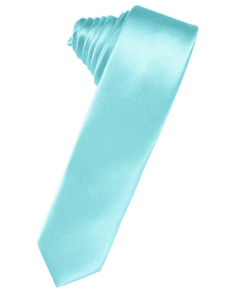 Luxury Satin Skinny Necktie Self Tie-52
