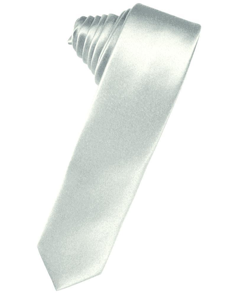 Luxury Satin Skinny Necktie Self Tie-59