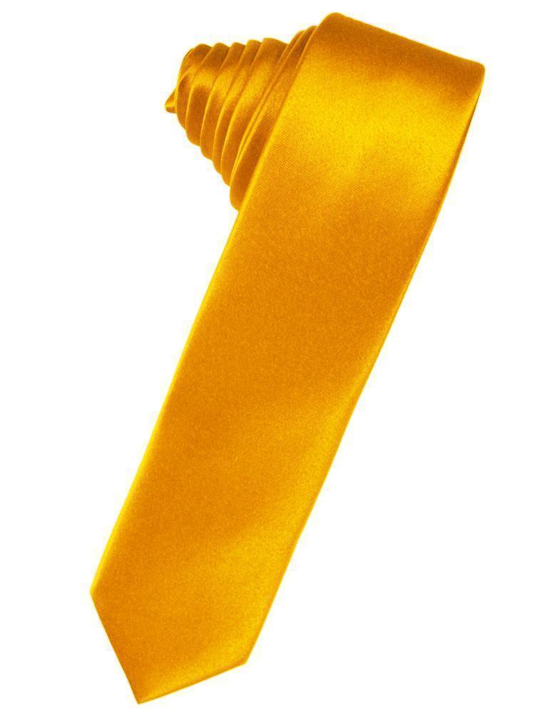 Luxury Satin Skinny Necktie Self Tie-63