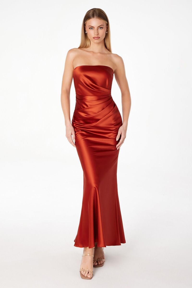 Strapless mermaid dress-6