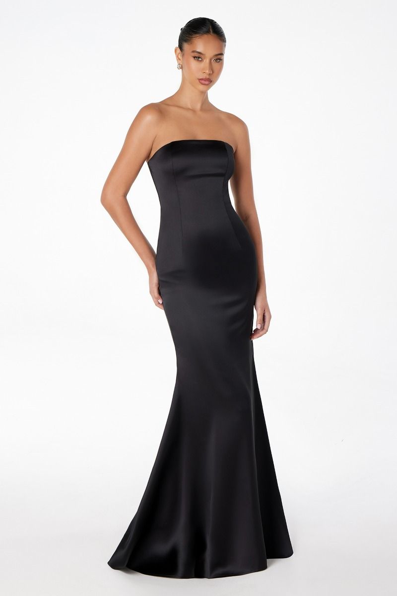 Strapless mermaid dress-1