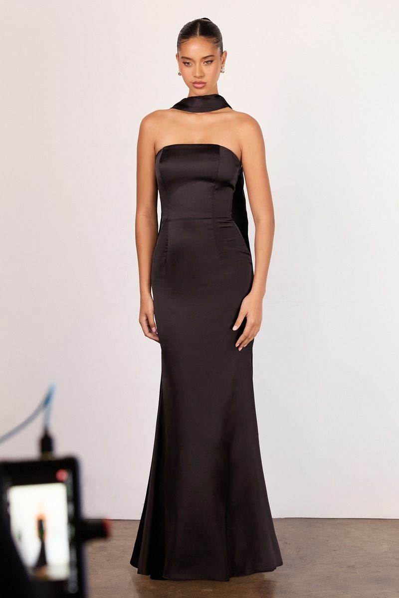 Strapless mermaid dress-2