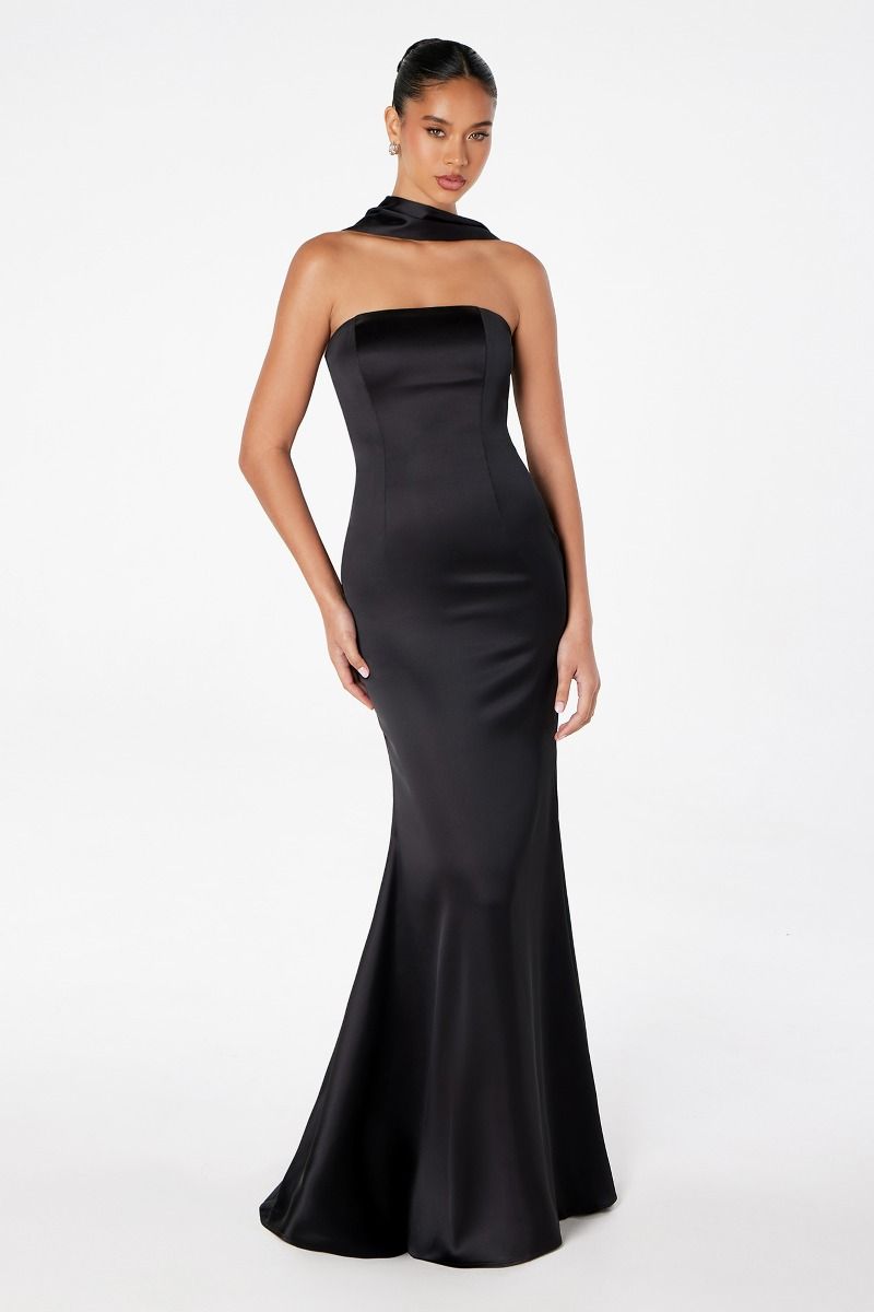Strapless mermaid dress-0