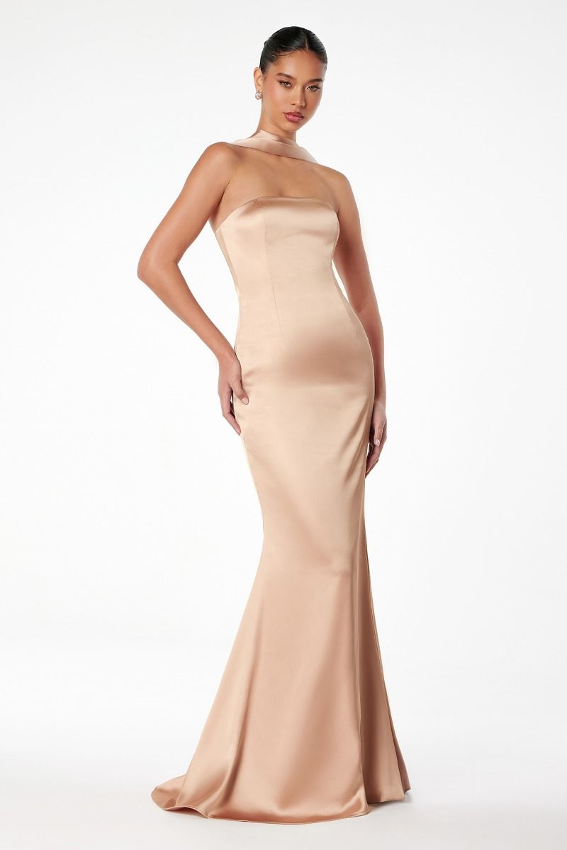 Strapless mermaid dress-7