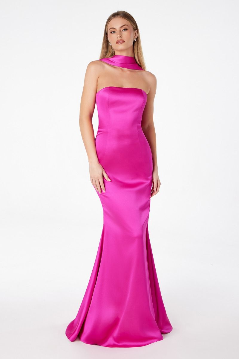 Strapless mermaid dress-8