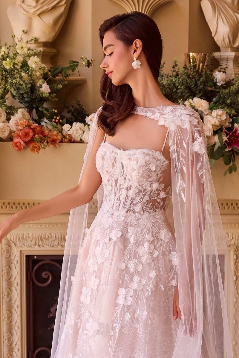 Layered Lace Wedding Gown-2