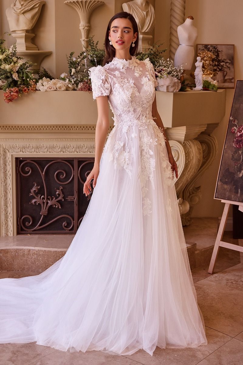 TWO LOOKS IN ONE WEDDING GOWN CDWL040-0