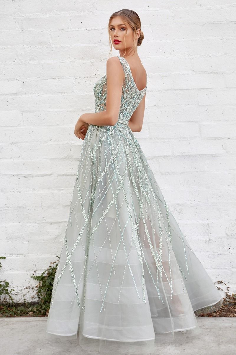 Gemma Jewel Beaded Ball Gown-7