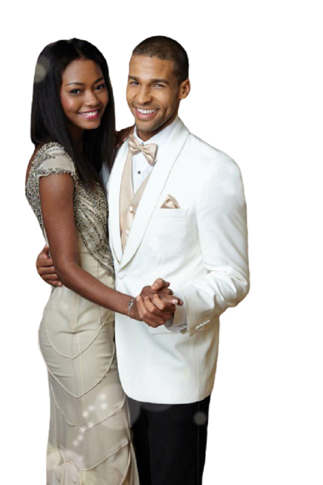 "Hamilton" Light Ivory Dinner Jacket Shawl (Separates)-1