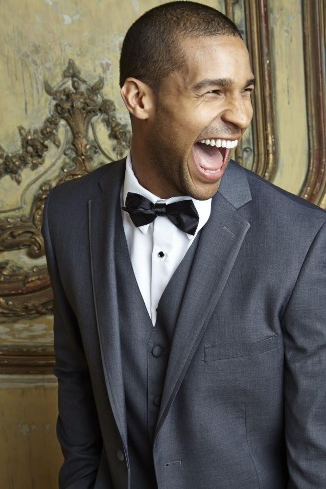 "Infinity" Steel Grey Tuxedo Jacket Notch (Separates)-1