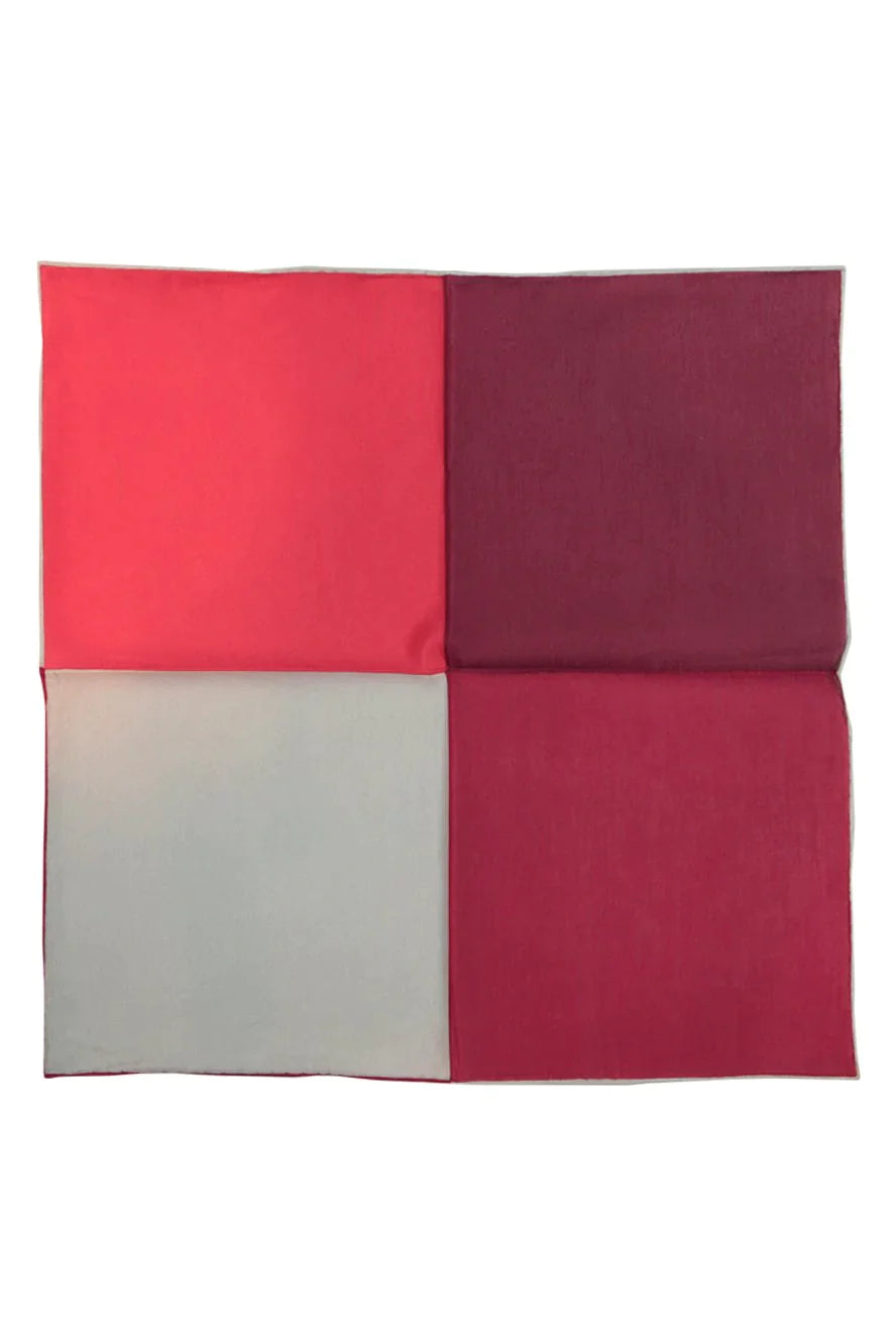 Silk & Cotton Blend Quad Pocket Square-9