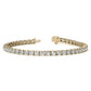 6.5 CTW Lab Grown Diamond Tennis Bracelet in 14kt White/Yellow Gold (G/VS) AGI Certified-0