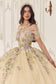 Multi Colored Floral Ball Gown-2