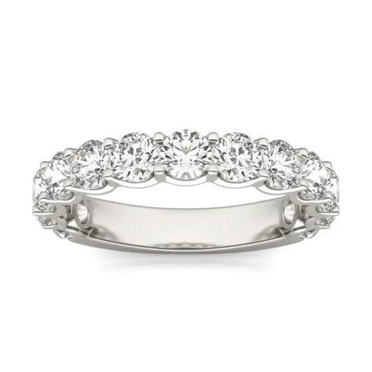 2 1/15 CTW Round Lab Grown Diamond Ring 14K White Gold (G-VS)-0