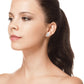 2 CTW AGI Certified Lab Grown Diamond Halo Earrings in 14K White Gold-1