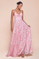 A-Line Soft Satin Print Dress-1