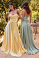 Strapless A-Line Dress With Sweetheart Neckline-5