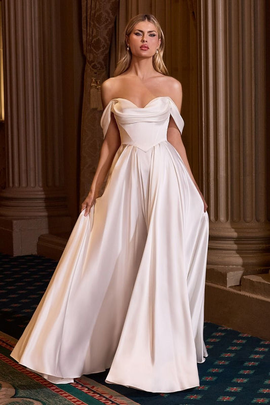 Strapless A-Line Wedding Dress With Sweetheart Neckline-0
