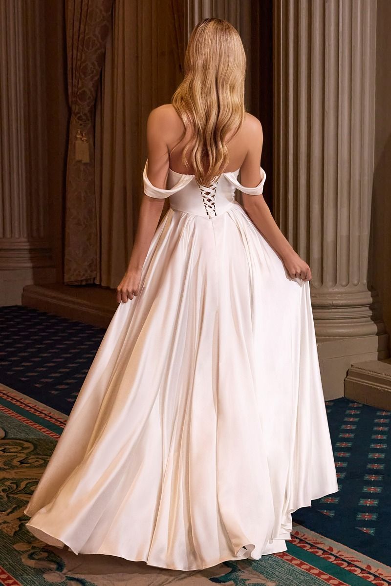 Strapless A-Line Wedding Dress With Sweetheart Neckline-2