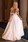 Strapless A-Line Wedding Dress With Sweetheart Neckline-2