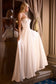 A-Line Wedding Dress With Spaghetti Straps-2