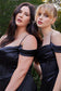 Satin Off The Shoulder Corset Gown-12