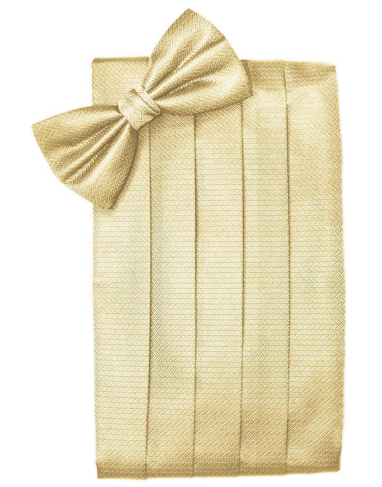 Set Herringbone Cummerbund & Bow Tie-7