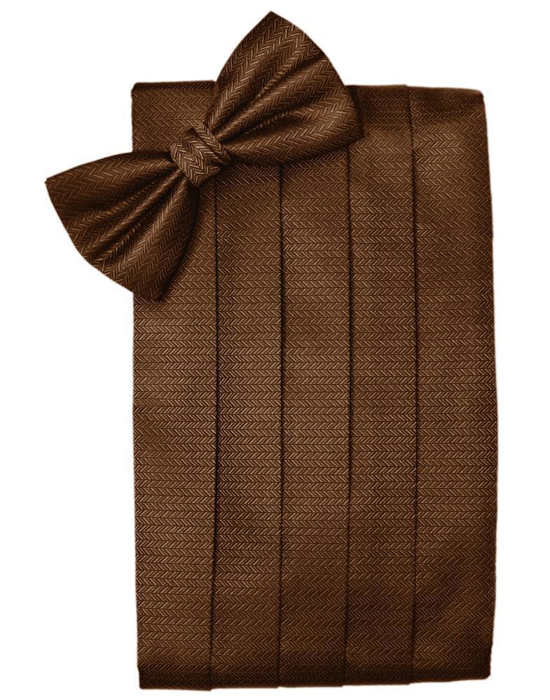 Set Herringbone Cummerbund & Bow Tie-10