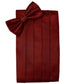 Set Herringbone Cummerbund & Bow Tie-11
