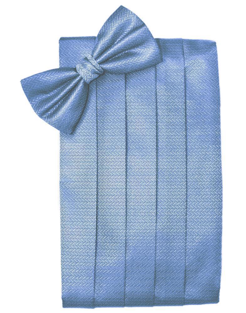 Set Herringbone Cummerbund & Bow Tie-14