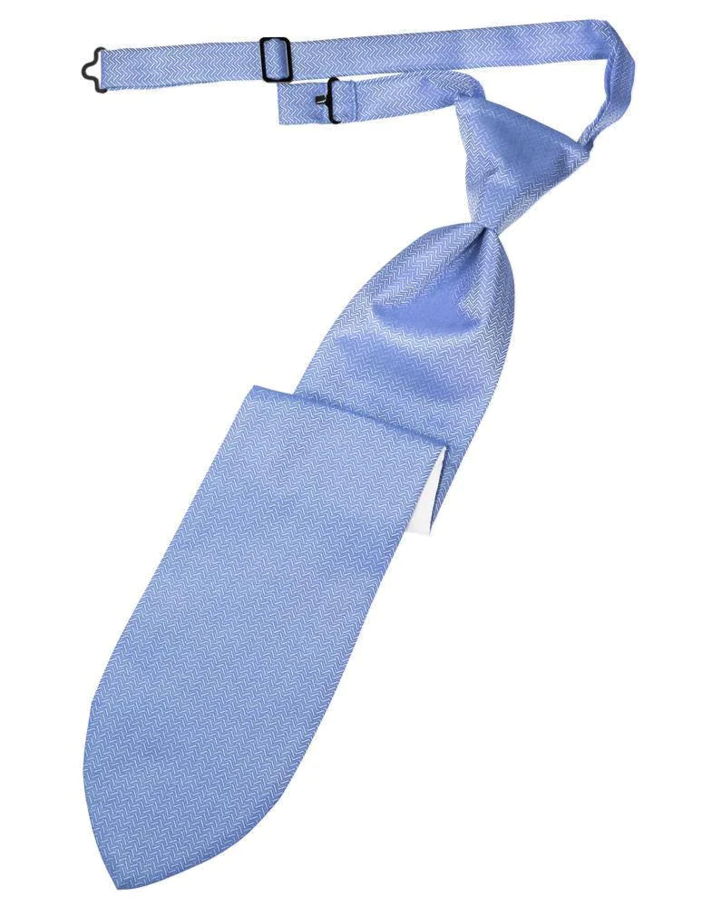Herringbone Necktie Pre-Tied-14