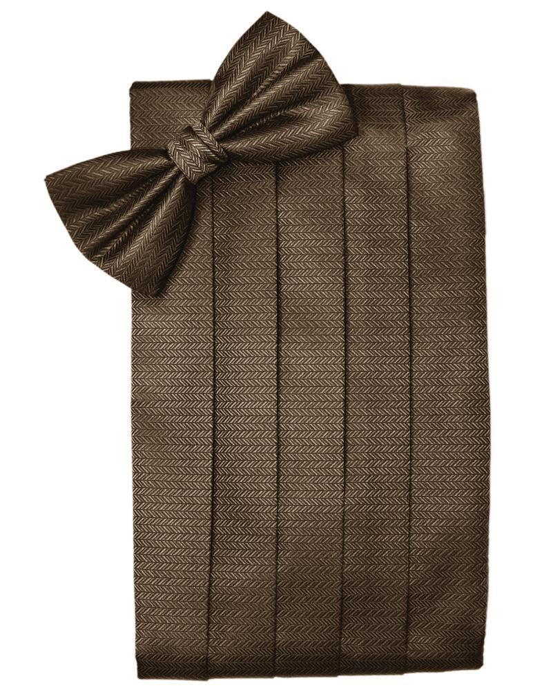 Set Herringbone Cummerbund & Bow Tie-17