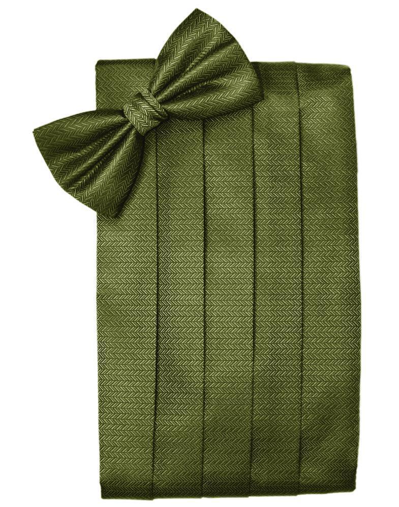 Set Herringbone Cummerbund & Bow Tie-18