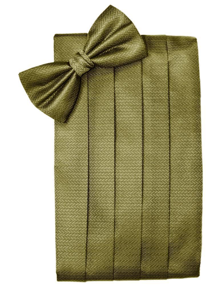 Set Herringbone Cummerbund & Bow Tie-21